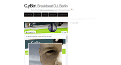 Desktop Screenshot of dj-cyber.de